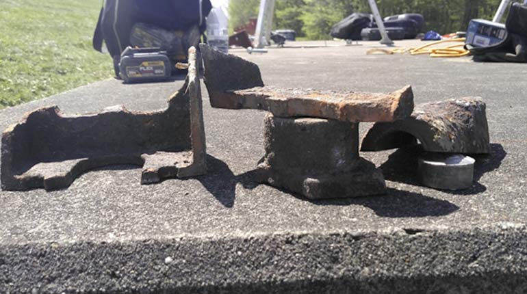 Replacing key components of the Dam Valve